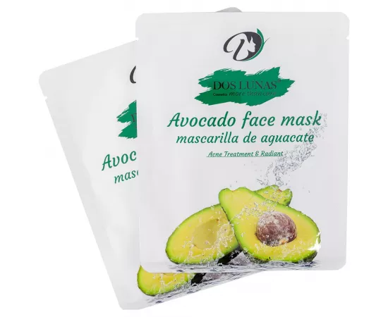 Dos Lunas Face Mask Avocado 25 g (Pack of 5)